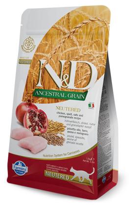 N&D Ancestral Grain Chicken & Pomegranate Neutered Cat
